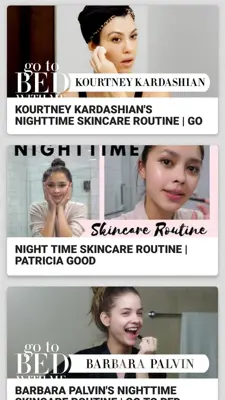 Skincare and Face Care Routine android App screenshot 1